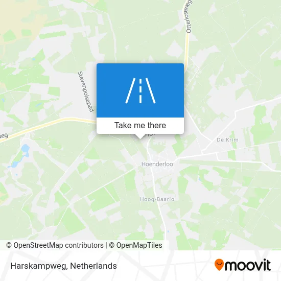 Harskampweg map