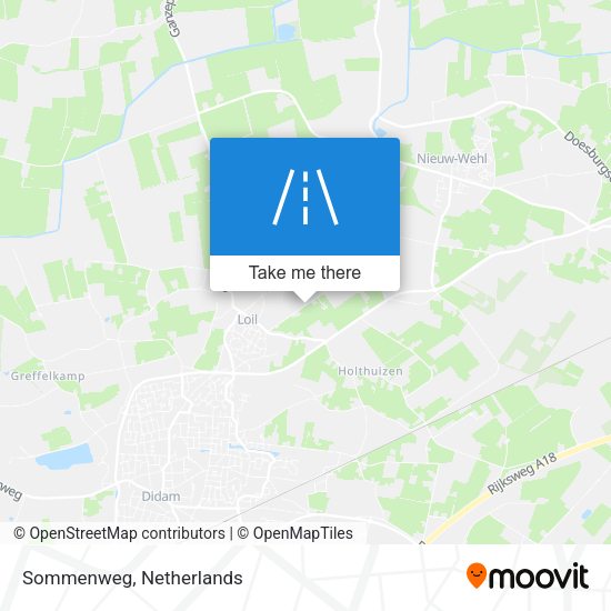 Sommenweg map