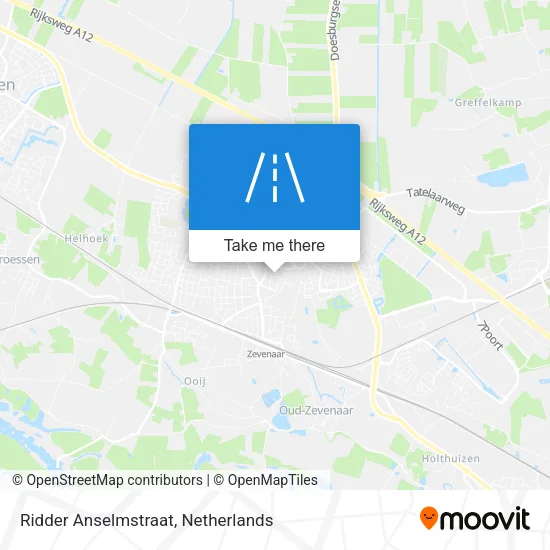 Ridder Anselmstraat map