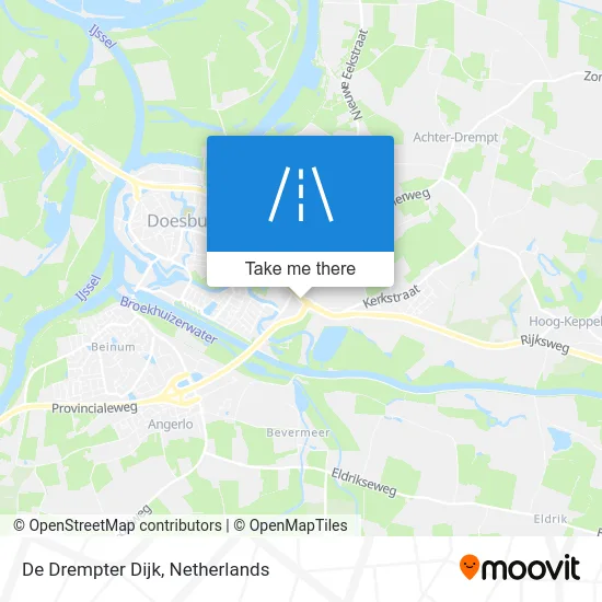 De Drempter Dijk map