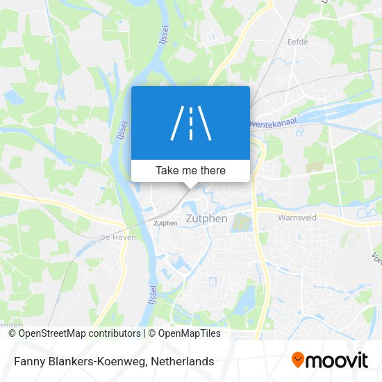 Fanny Blankers-Koenweg map