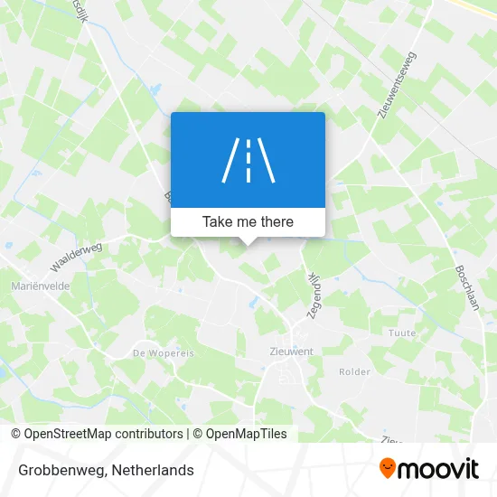 Grobbenweg map