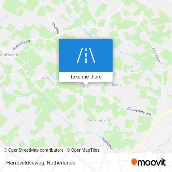 Harreveldseweg map