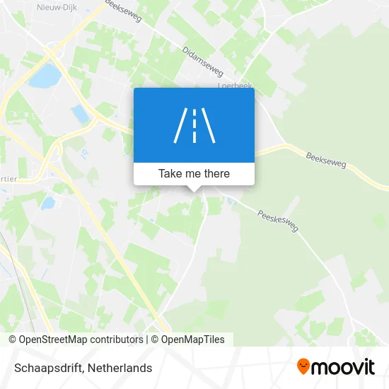 Schaapsdrift map