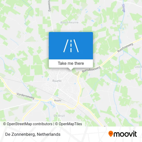 De Zonnenberg map