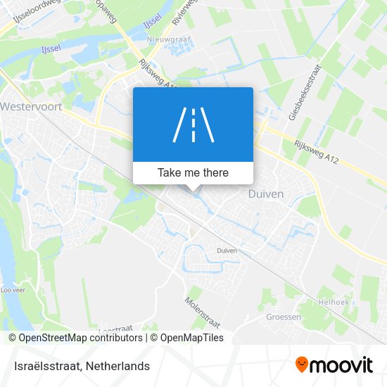 Israëlsstraat map