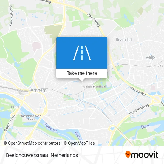 Beeldhouwerstraat map