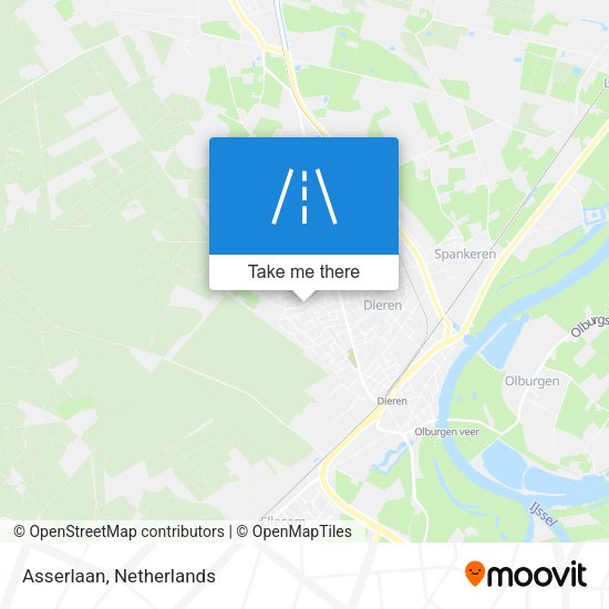 Asserlaan map