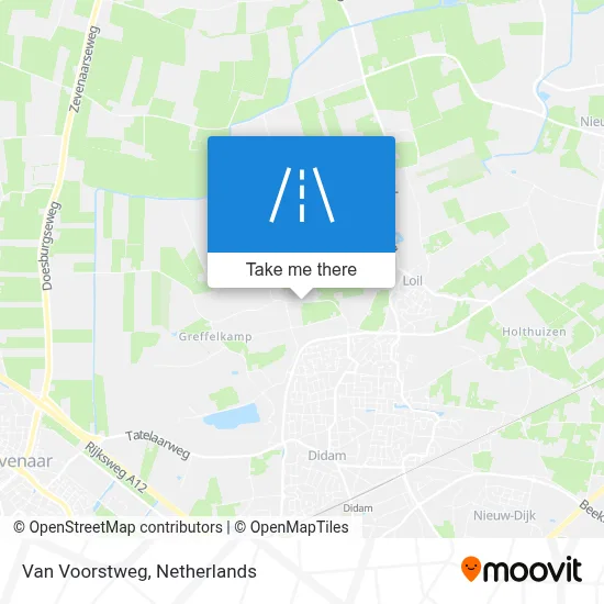 Van Voorstweg map
