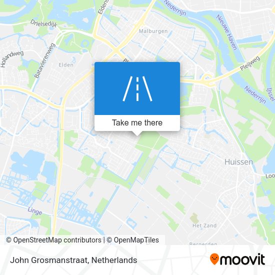 John Grosmanstraat map