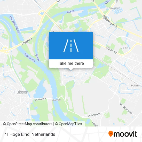'T Hoge Eind map