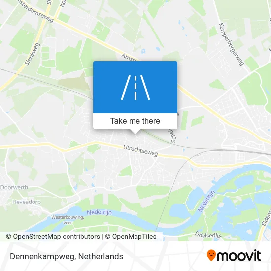Dennenkampweg map