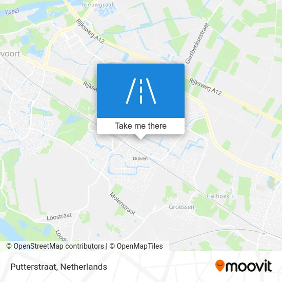 Putterstraat map