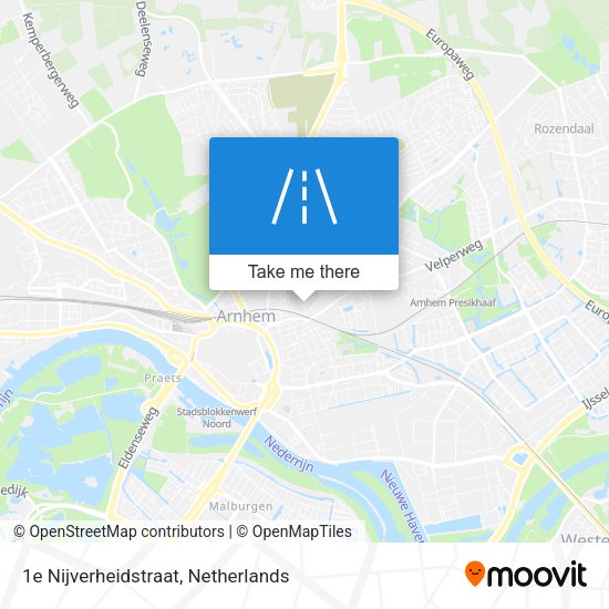 1e Nijverheidstraat map