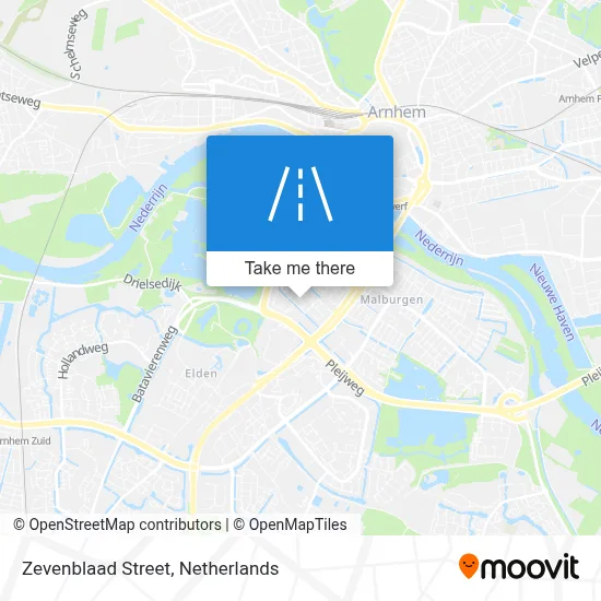 Zevenbladstraat map