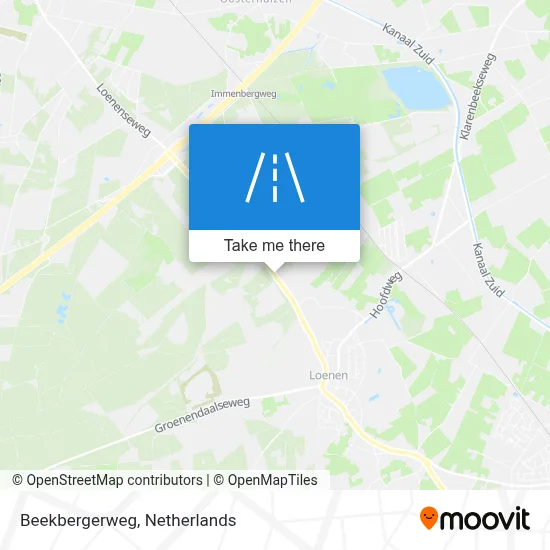Beekbergerweg map