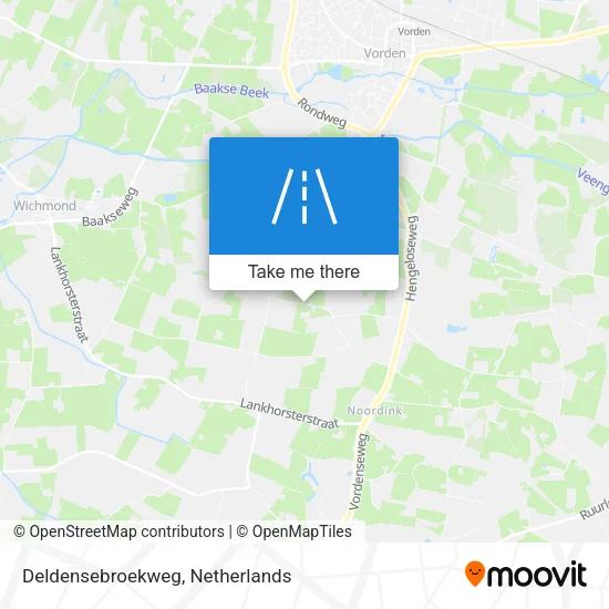 Deldensebroekweg map