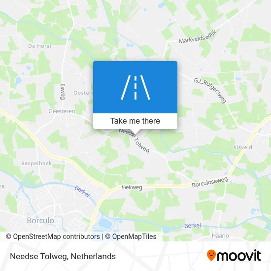 Needse Tolweg map