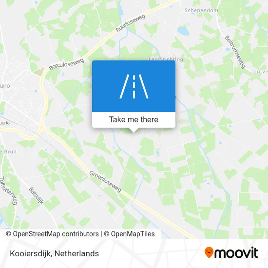 Kooiersdijk map