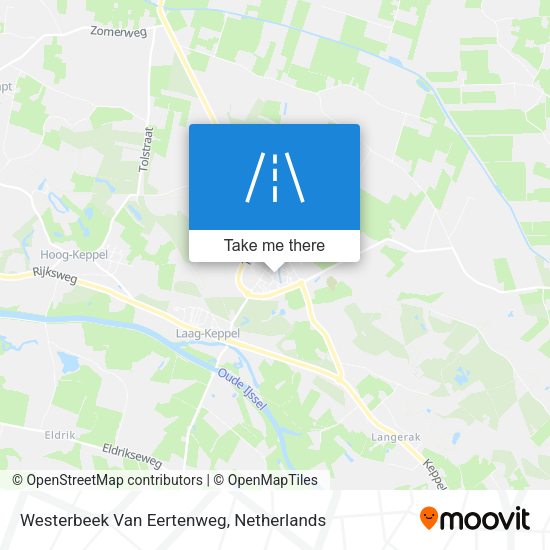 Westerbeek Van Eertenweg map