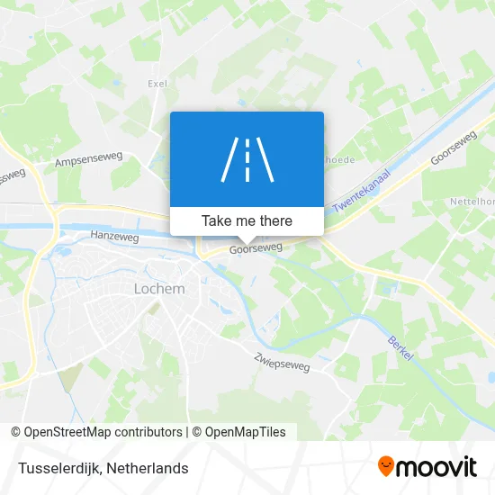 Tusselerdijk map