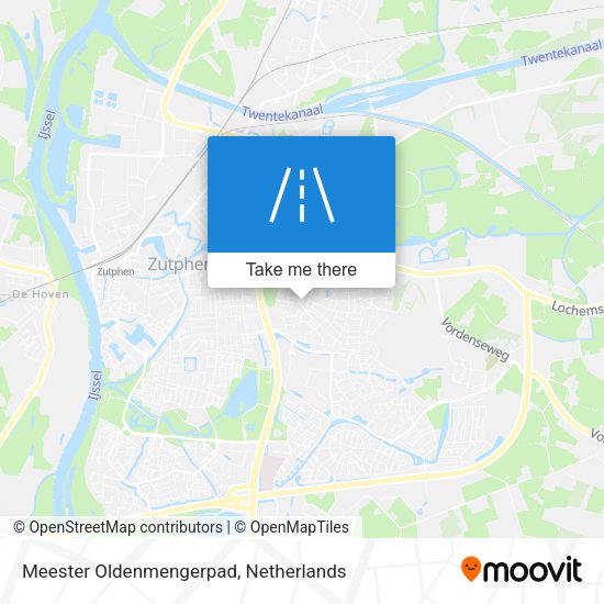 Meester Oldenmengerpad map