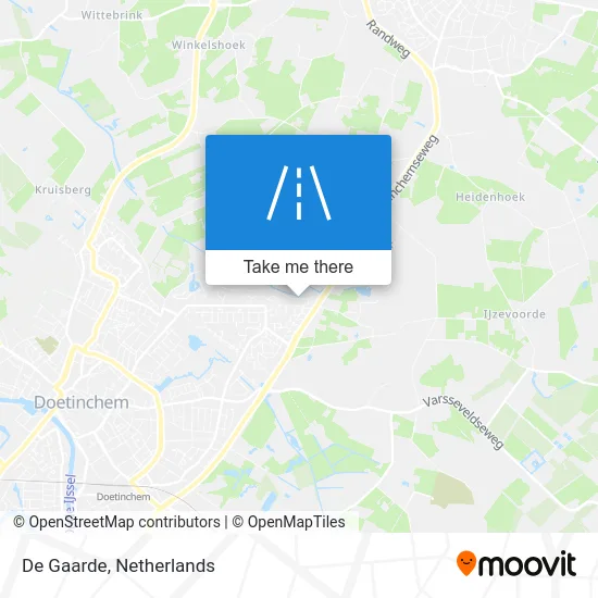 De Gaarde map