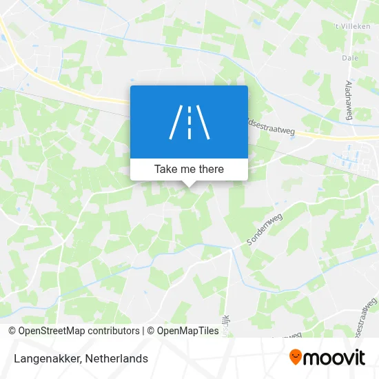 Langenakker map