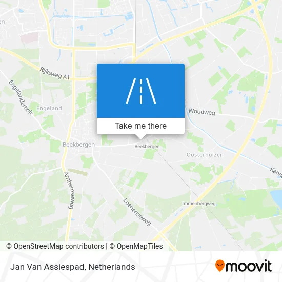 Jan Van Assiespad map