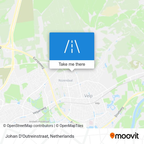 Johan D'Outreinstraat map