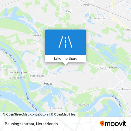 Beuningsestraat map