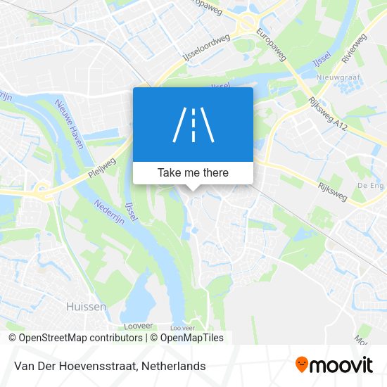 Van Der Hoevensstraat map