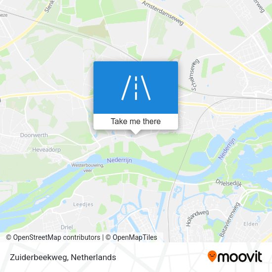 Zuiderbeekweg map