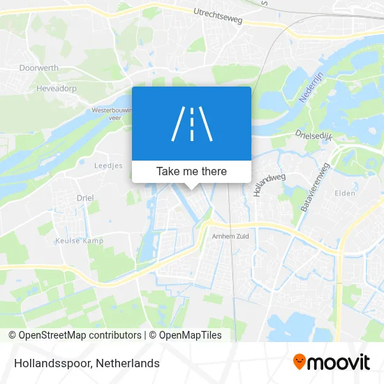 Hollandsspoor map