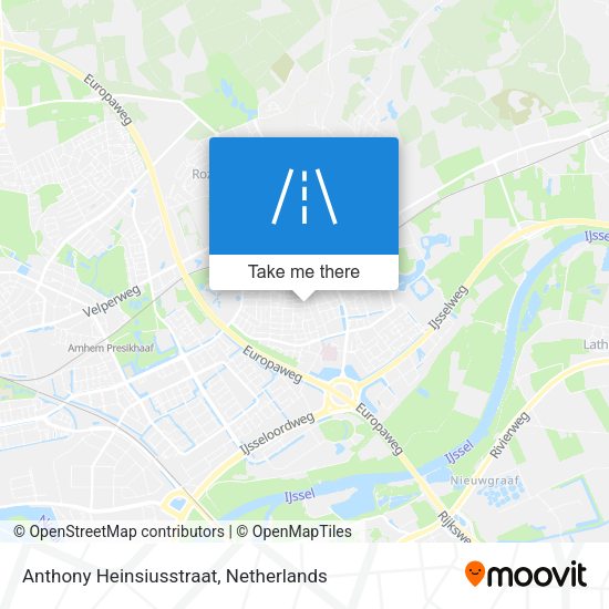 Anthony Heinsiusstraat map