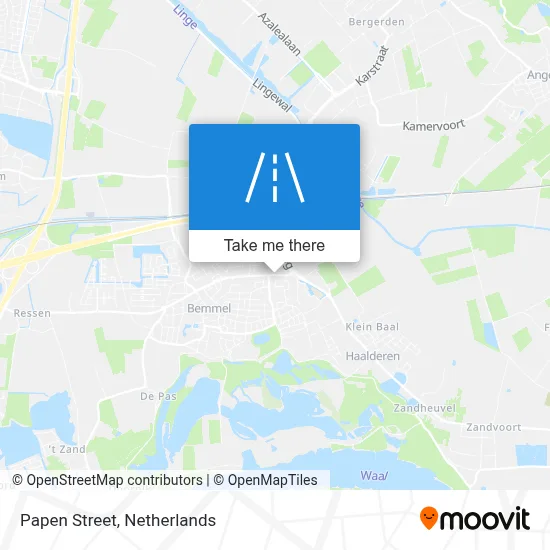 Papenstraat map