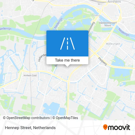 Hennepstraat map