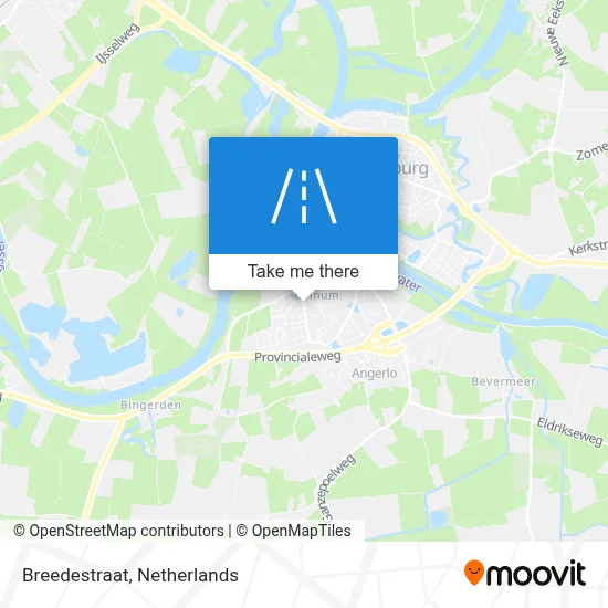 Breedestraat map
