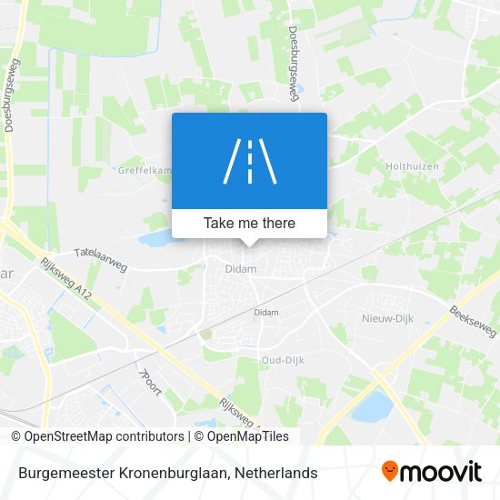 Burgemeester Kronenburglaan map