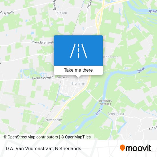 D.A. Van Vuurenstraat map