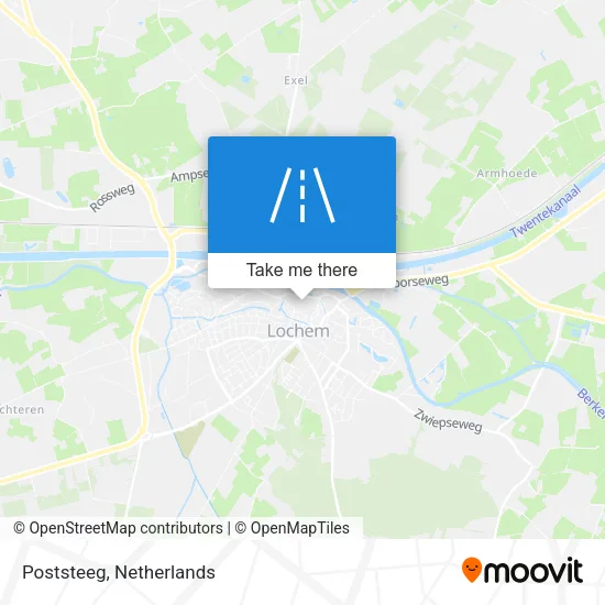 Poststeeg map