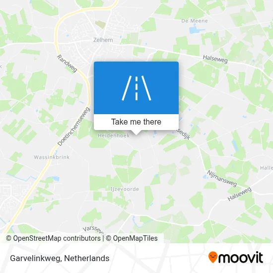 Garvelinkweg map