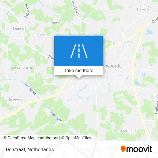 Delstraat Karte