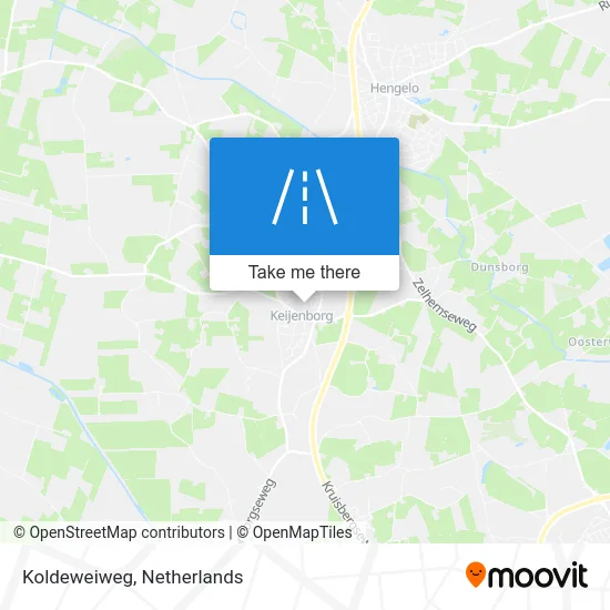 Koldeweiweg map