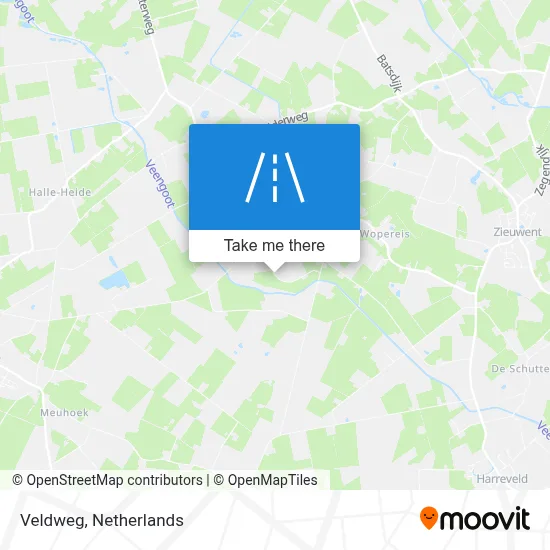 Veldweg map