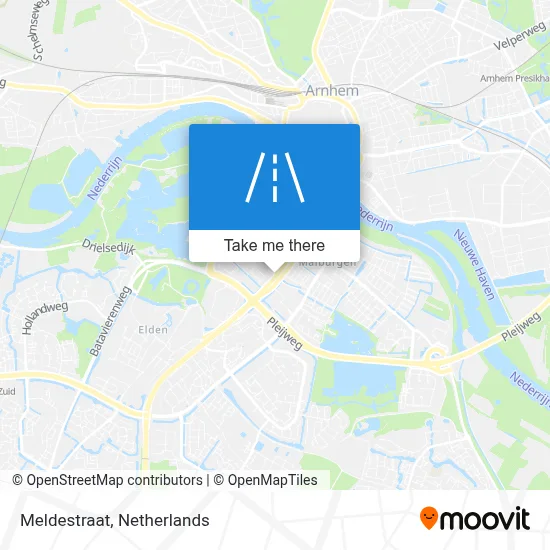 Meldestraat map