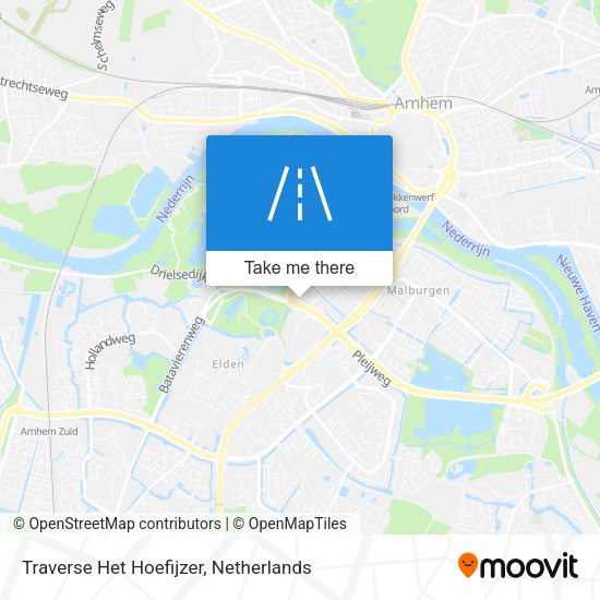 Traverse Het Hoefijzer map