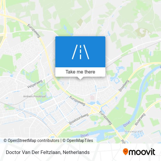 Doctor Van Der Feltzlaan map