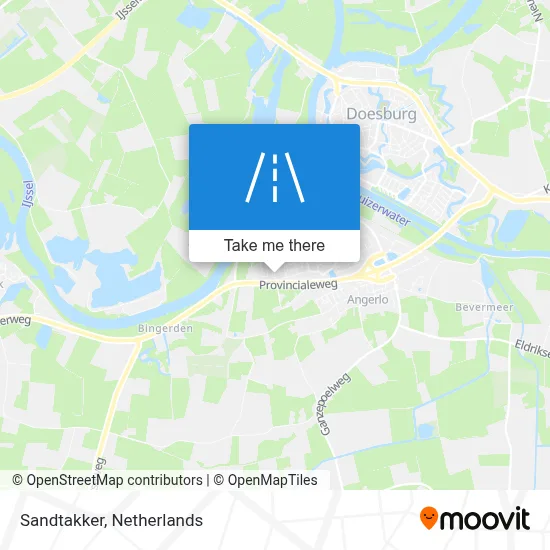Sandtakker map