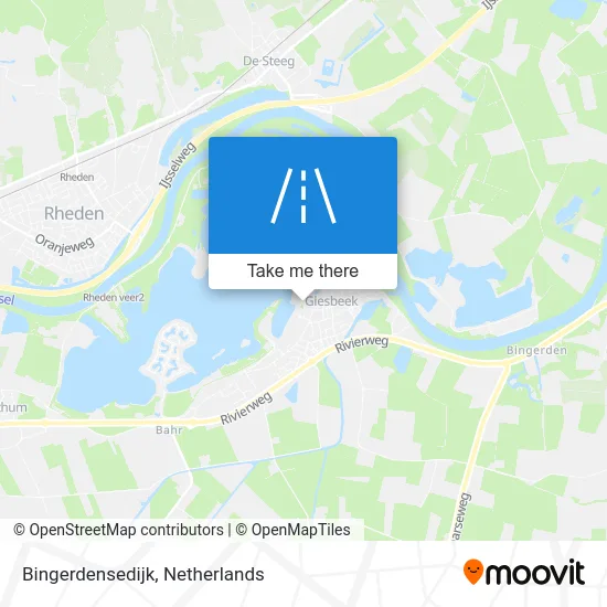 Bingerdensedijk Karte